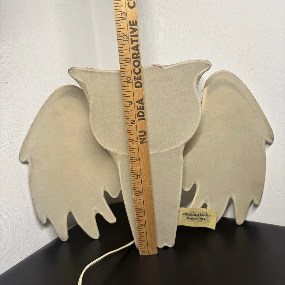 Vintage TRENDMASTERS RARE‎ Owl Hanging Lantern Pink Light 1980s Scary